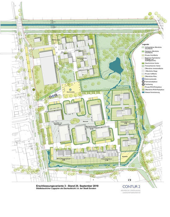 arienviertel, Dorsten, Städtebau, Planungs- und Realisierungskonzept